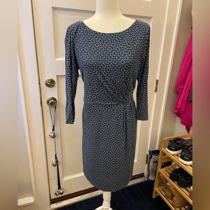 Faux Wrap Work Dress